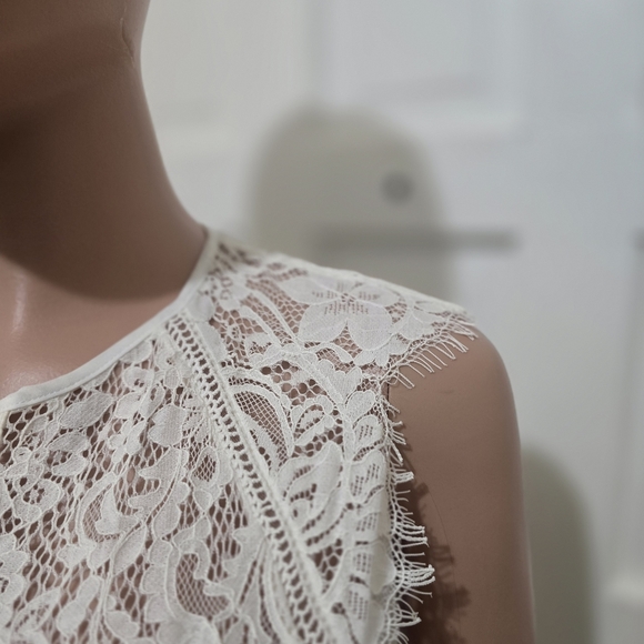 Monsoon Ivory Lace Dress - Picture 7 of 9